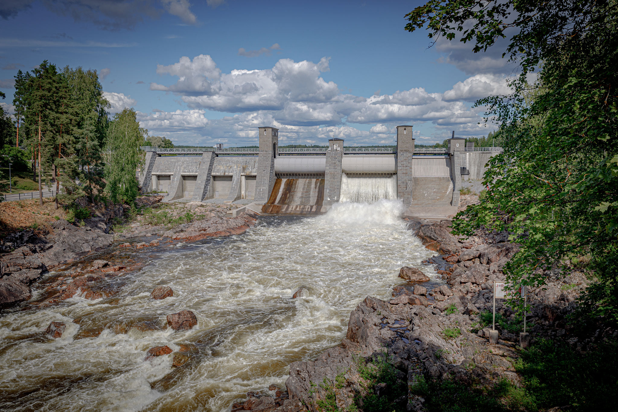 Imatra Rapids, Vuoksi River. Imatrankoski